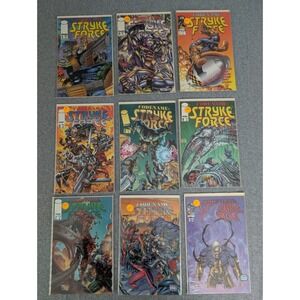 Image Codename Stryke Force #1-7 9-10 9 Book Lot 90s Comics